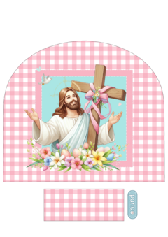 Recortes Sublimados para bate mão e pano de prato - Jesus - comprar online