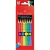 Lápis de Cor EcoLápis Neon 10 Cores Faber-Castell