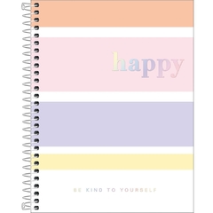 Caderno Colegial Happy Colors 1 Matéria 80 Folhas