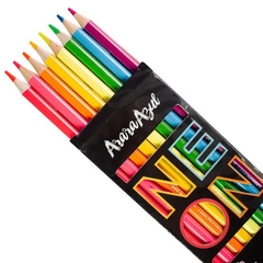 Lápis de Cor Neon - 8 cores Arara Azul - comprar online