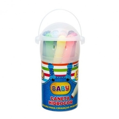 Caneta Hidrocor Baby 12 cores Molin - comprar online