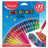 Lápis de Cor Triangular color peps 72 cores - Mape