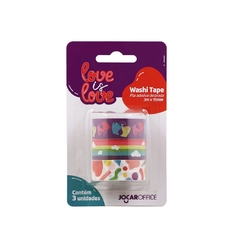 WASHI TAPE LOVE IS LOVE ABSTRATO - comprar online