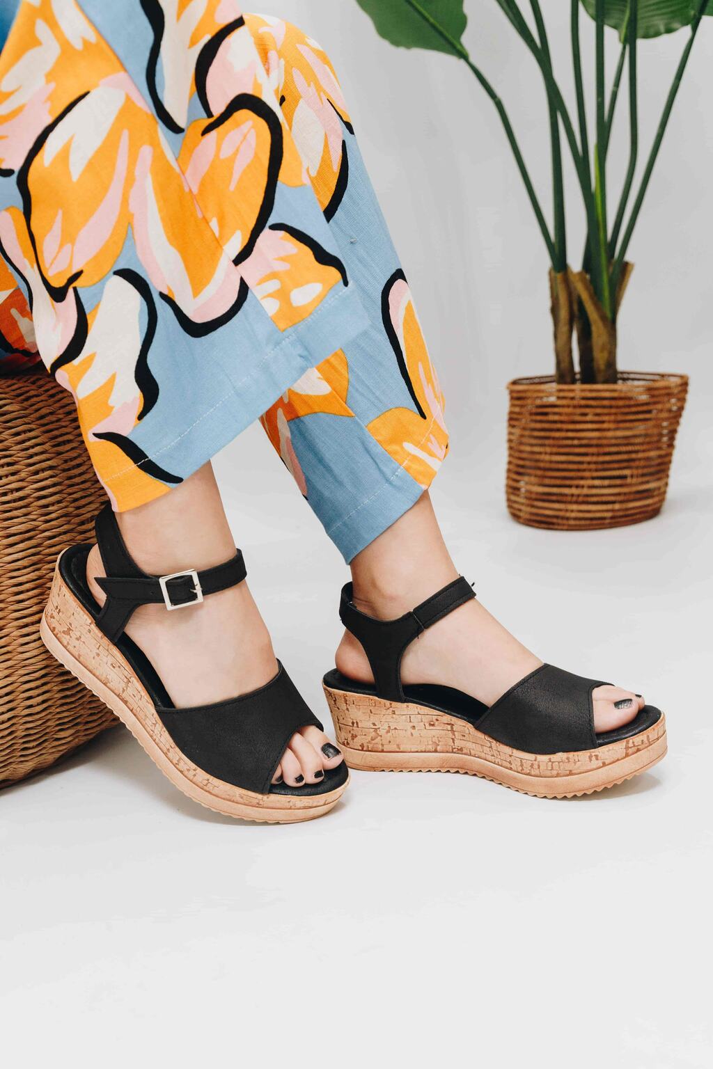 Sandalias de best sale corcho