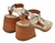 Imagen de sandalia de taco trenzada (6312ML)