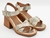 sandalia de taco trenzada (6312ML) - tienda online