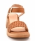 Sandalia con taco tira trenzada (30061ML) - tienda online