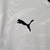  camisa-masculina-home-Puma-temporada-2023-2024-Valencia-branco-padrão gráfico-areia-Mar Mediterrâneo-gola pólo-preto-faixas-bege-escudo-felino-TM Real Estate Group-calção-meiões. 