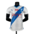 camisa-player-jogador-away-neymar-reserva-Al-Hilal-Puma-temporada 2023-2024-branca-faixa diagonal-azul celeste-tons-gola V-debruns-número-nome-atletas-escudo-logos-patrocinador-vermelho-calção-meiões. 