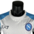   camisa-player-jogador-comemorativa-Napoli-Victor-Osimhen-2023-2024-modelo-reserva-branca-degradê-azul-celeste-fotos-do-jogador-Maradona-personalizada-nome-número-proibido-Lega-Serie-A-UEFA-goleiros. 