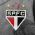 Camisa-São Paulo-goleiro-temporada-2024-2025-patrocínio-New-Balance-cor-cinza-exclusivo-detalhes-preto-branco. 