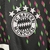 Conjunto-infantil-Bayern-de-Munique-Away-temporada-2023-2024-patrocínio-Adidas-preto-diamonds-verde-violeta-mapa-mundi-MIA-SAN-MIA-escudo-Deutsche-Telekom-Allianz-calção-meiões. 