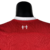 Liverpool-camisa-jogador-Nike-temporada 2023-2024-vermelha-jacquard-gola redonda-punhos brancos-97-tochas-Liver Bird-Swoosh-Standard Chartered-Expedia-calção-meiões. 