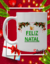 Caneca Feliz Natal Bateria