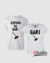 Camisetas Gari e Esposo da Gari - Cor Branca