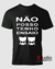 Camiseta Não Posso Tenho Ensaio - Tímpano - Cor Preta