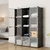 Mueble Organizador 12 Cubos Modular Ropa Juguetes C/puertas - tienda online