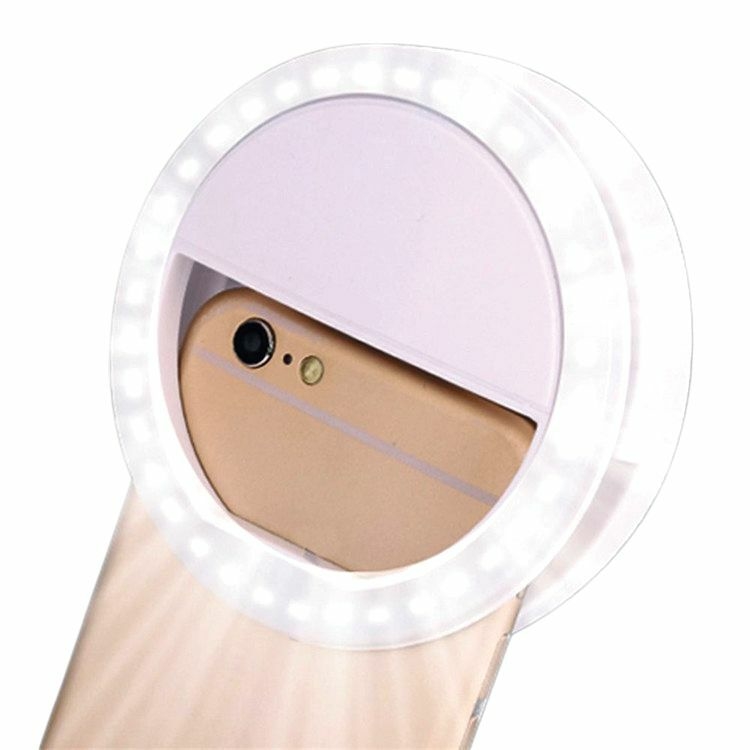 Aro de Luz LED Selfie Para Celular Tablet Recargable