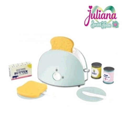 MI PRIMERA TOSTADORA JULIANA CON ACCESORIOS SWEET HOME JUEGOS Y JUGUETES