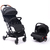 COCHE TRAVEL SYSTEM ULTRACOMPACTO SPRINT - NEGRO
