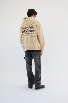 ZIP HOODIE BEIGE en internet