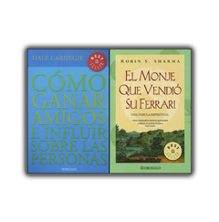 Pack Libros X2 - Cómo ganar Amigos + El monje que Vendió su Ferrari