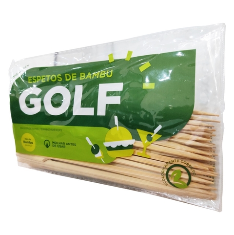 Espeto de Bambu Golf 15cm c/50 un Natural - CEPEL MOBILE