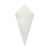 Cone Bubble Crepe Branco - 100un