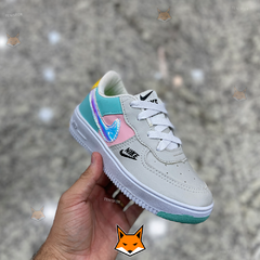 KIDS NIKE AIR FORCE GREY PINK Comprar em Tenis Fox