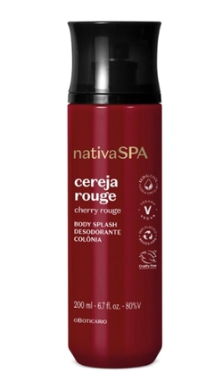 Body Splash Desodorante Colônia Nativa Spa Cereja Rouge 200ml - Oboticário