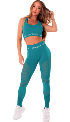 LEGGINGSEAMLESS STYLISH AZUL