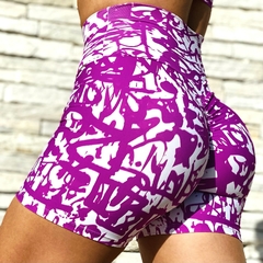 SHORT EMPINA BUMBUM CRAQUELE AMORA - comprar online