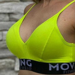 CONJUNTO SAIA E TOP MOVING NEON en internet