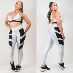 CONJUNTO MB LEGGING DE ALTA COMPRESSÃO PÉROLA EXCLUSIVO