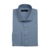Camisa Mista Prime Azul Quadriculado no Tecido - Punho Duplo - Instinto BR | Moda Social Masculina