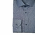 Imagem do Camisa Fio 80 Azul Detalhe Pied Poule Punho Simples