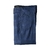 Calça Super Poliviscose Azul com Detalhe Xadrez