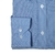 Camisa Mista Prime Azul Listrada Punho Simples