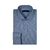 Camisa Mista Prime Azul com Riscas Punho Simples - Instinto BR | Moda Social Masculina