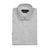 Camisa Fio 80 Branco Quadrados no Próprio Tecido Punho Simples