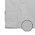 Imagem do Camisa Fio 80 Branco Quadrados no Próprio Tecido Punho Simples