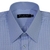 Camisa Mista Prime Azul Claro Quadriculada no Próprio Tecido Punho Duplo - comprar online