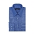 Camisa Mista Prime Azul com Textura Punho Simples