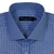 Imagem do Camisa Mista Prime Azul Quadriculada no Próprio Tecido Punho Simples