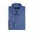 Camisa Mista Prime Azul Quadriculada no Próprio Tecido Punho Simples