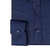 Camisa Mista Prime Azul Quadricular no Próprio Tecido-Punho Simples