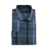 Camisa Fio 80 Azul Xadrez Punho Simples na internet