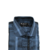 Camisa Fio 80 Azul Xadrez Punho Simples - Instinto BR | Moda Social Masculina