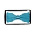 Gravata Borboleta Azul Turquesa Lisa na internet