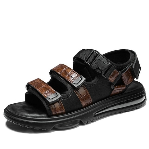 Sand lia Masculina de Couro Sport Crocodile